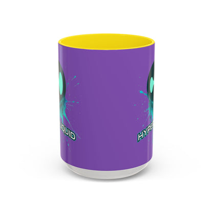 HYPE Drip Light Purple Accent Mug by cypherpunkgear.com