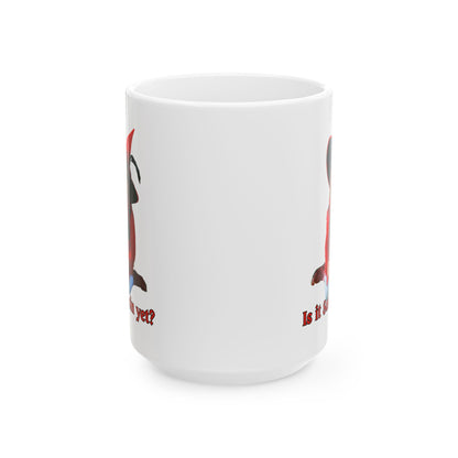 Is it Samhain yet? White Mug by CreepyCrafts.boo