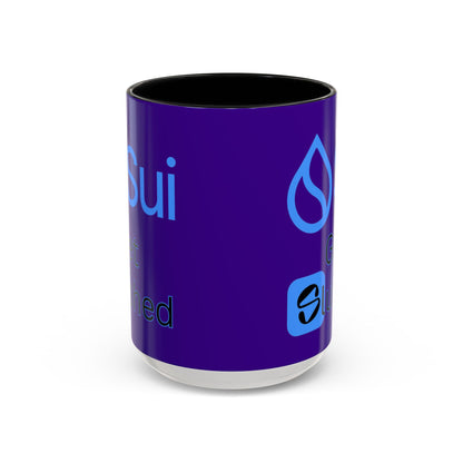 Sui: Get Slushed Purple Accent Mug by cypherpunkgear.com