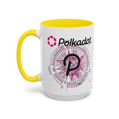 Polkadot (DOT) Accent Mug by cypherpunkgear.com