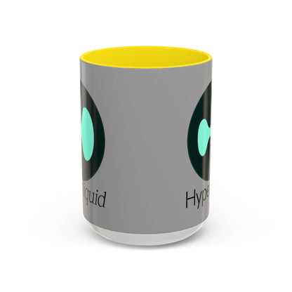 Hyperliquid Black font Grey Accent Mug by cypherpunkgear.com