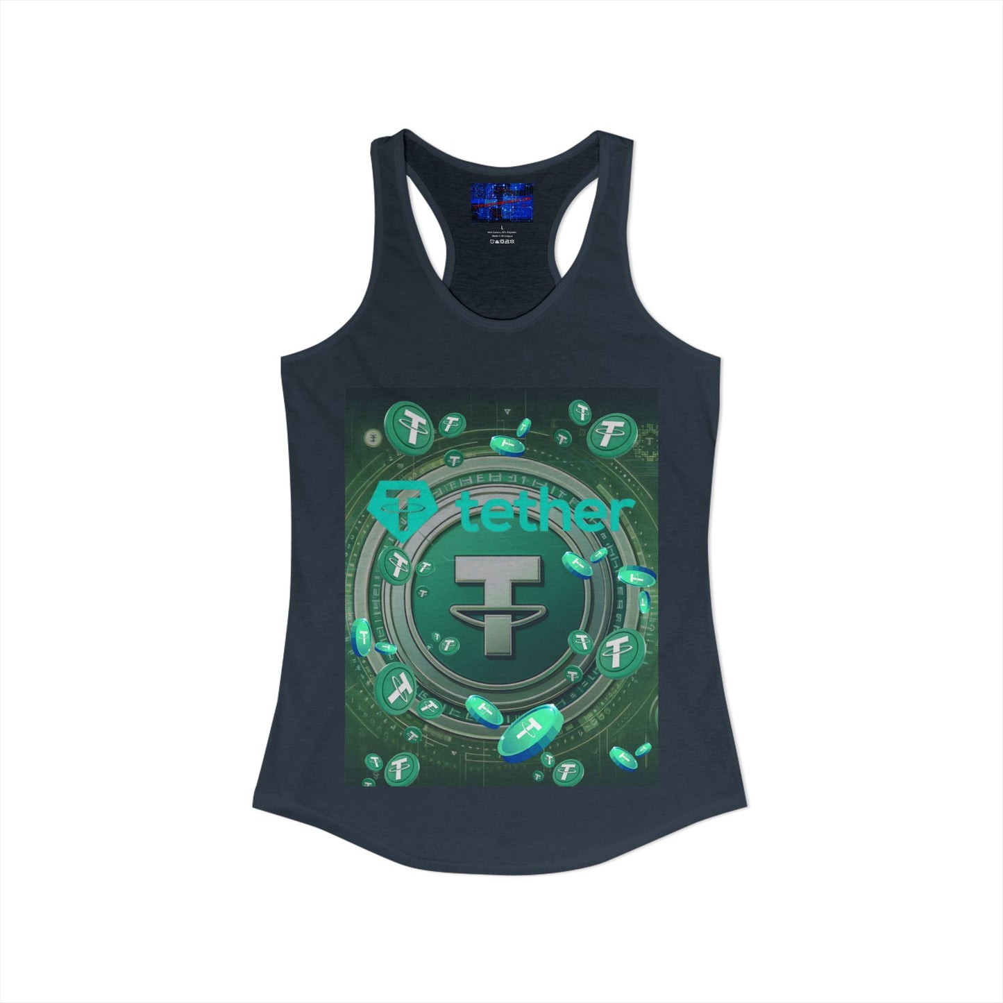 Tether Women's Racerback Tank Top by cypherpunkgear.com