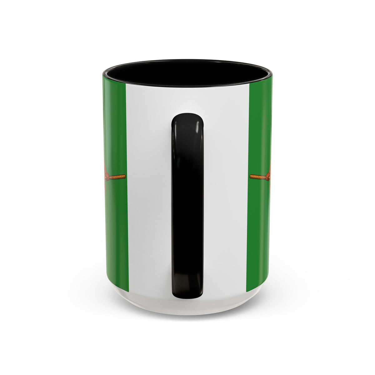 Velvet Vex Green Accent Mug by CreepyCrafts.boo