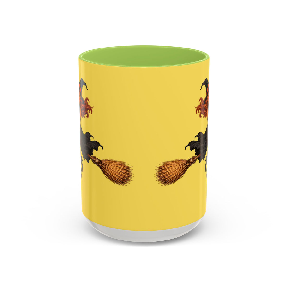 Hazel Hex Yellow Accent Mug by CreepyCrafts.boo
