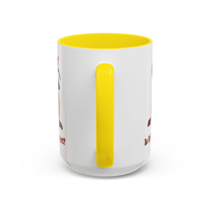 Is it Samhain yet? White Accent Mug by CreepyCrafts.boo