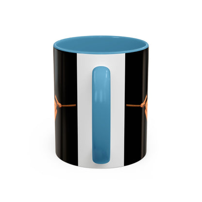 Hazel Hex Black Accent Mug by CreepyCrafts.boo
