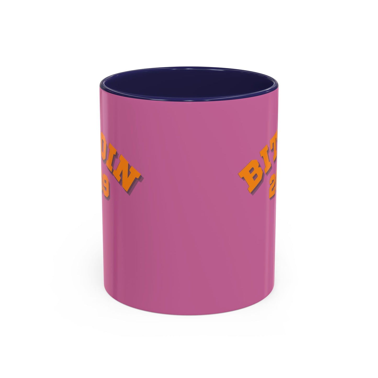 Bitcoin 2009 Pink Accent Mug by cypherpunkgear.com