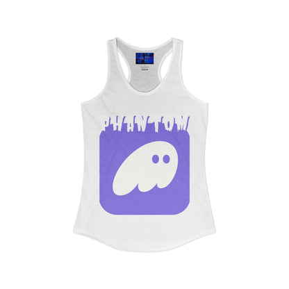 Phantom Hot Wallet Women's Racerback Tank Top by cypherpunkgear.com
