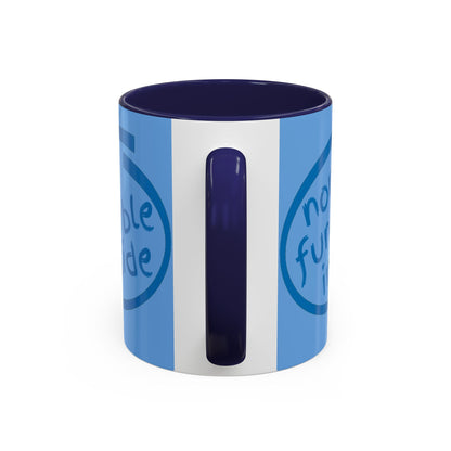Non-Fungible Inside Light Blue Accent Mug by cypherpunkgear.com