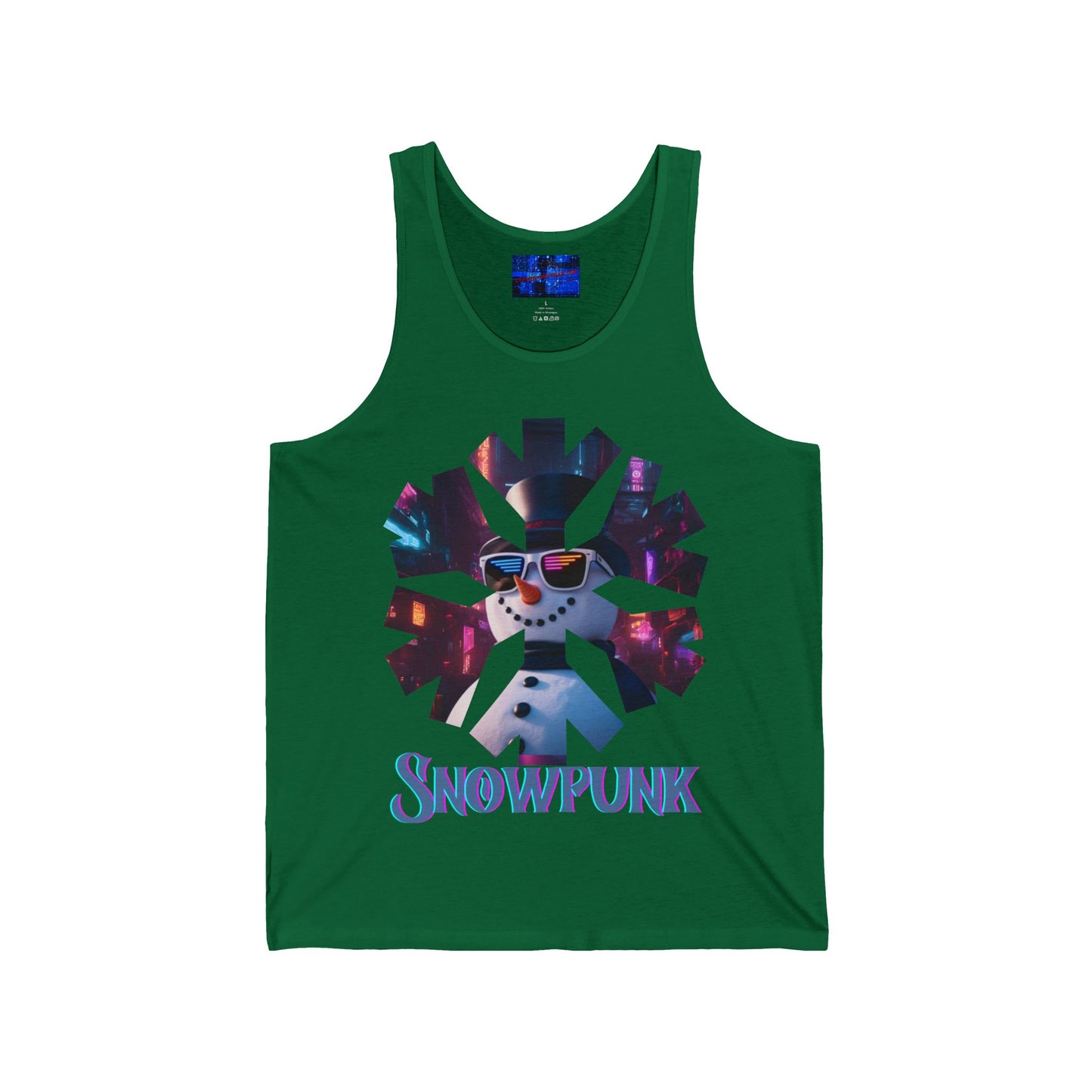 Snowpunk Unisex Jersey Tank Top by cypherpunkgear.com