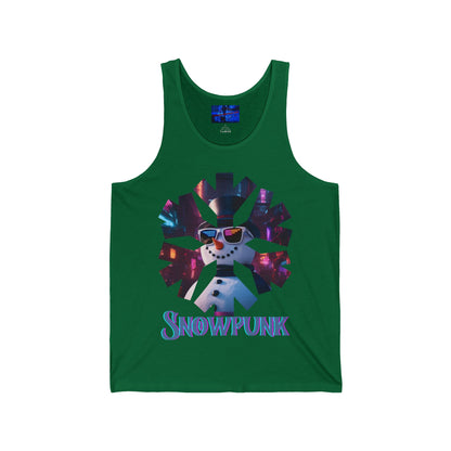 Snowpunk Unisex Jersey Tank Top by cypherpunkgear.com
