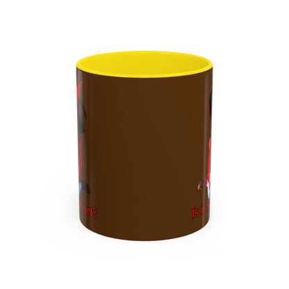 Is it Samhain yet? Brown Accent Mug by CreepyCrafts.boo