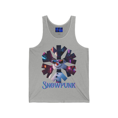 Snowpunk Unisex Jersey Tank Top by cypherpunkgear