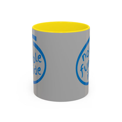 Non-Fungible Inside Grey Accent Mug by cypherpunkgear.com