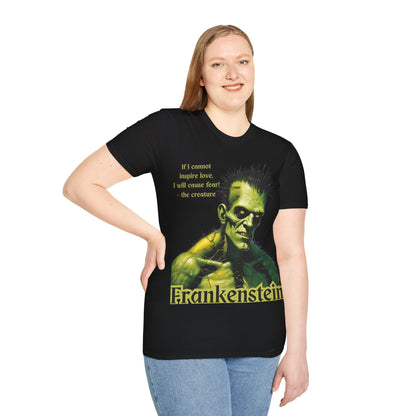 Frankenstein's Creature Dark colors Unisex T-Shirt by CreepyCrafts.boo