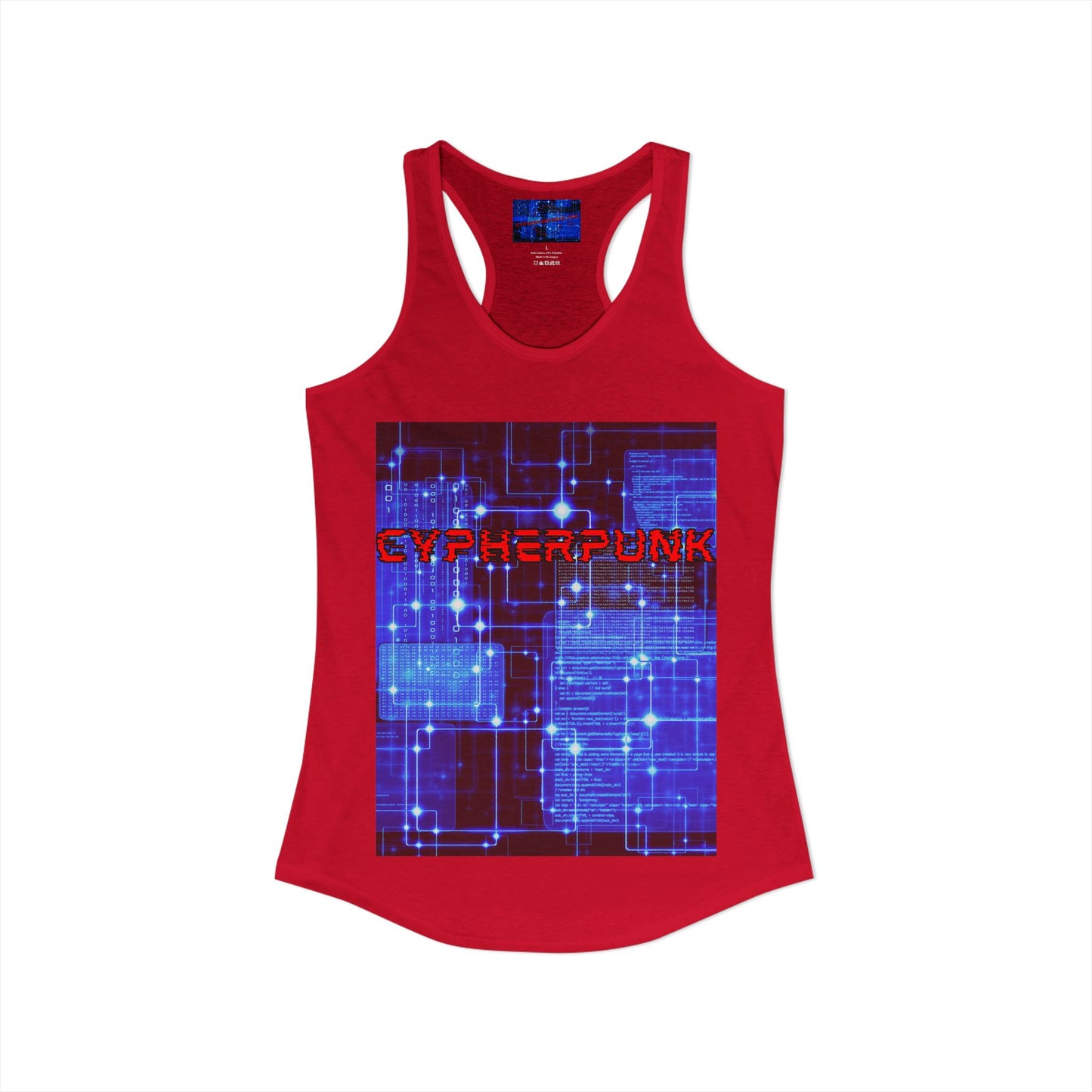 Cypherpunk Women's Racerback Tank Top by cypherpunkgear.com