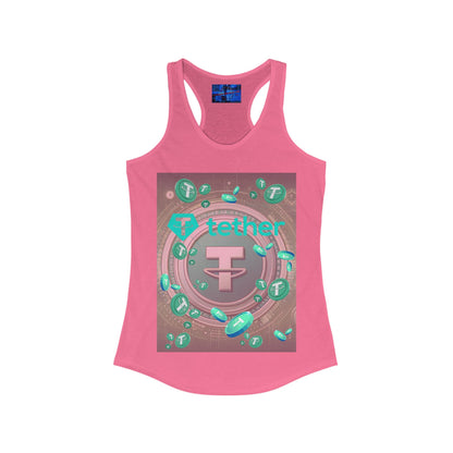 Tether Women's Racerback Tank Top by cypherpunkgear.com