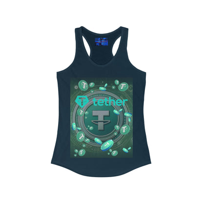 Tether Women's Racerback Tank Top by cypherpunkgear.com