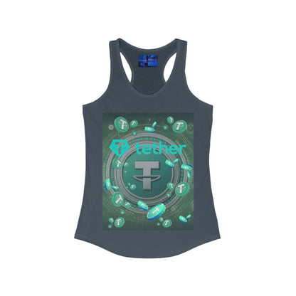 Tether Women's Racerback Tank Top by cypherpunkgear.com