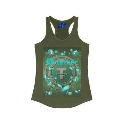 Tether Women's Racerback Tank Top by cypherpunkgear.com