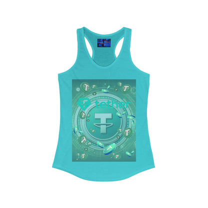 Tether Women's Racerback Tank Top by cypherpunkgear.com