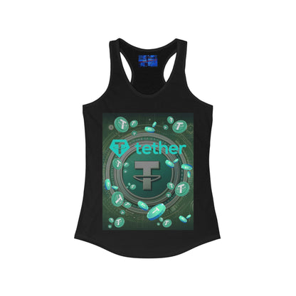 Tether Women's Racerback Tank Top by cypherpunkgear.com