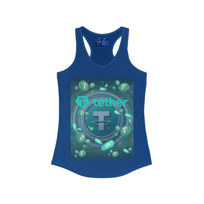 Tether Women's Racerback Tank Top by cypherpunkgear.com
