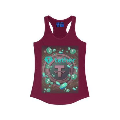 Tether Women's Racerback Tank Top by cypherpunkgear.com