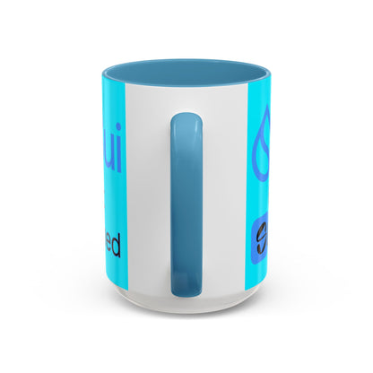 Sui: Get Slushed Light Blue Accent Mug by cypherpunkgear.com