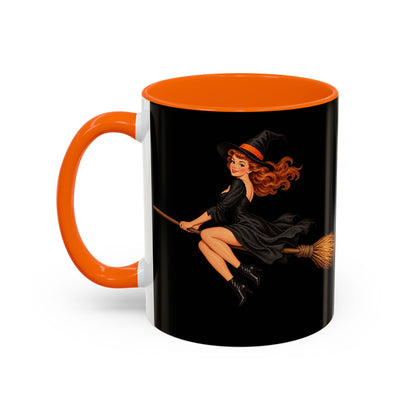 Hazel Hex Black Accent Mug by CreepyCrafts.boo