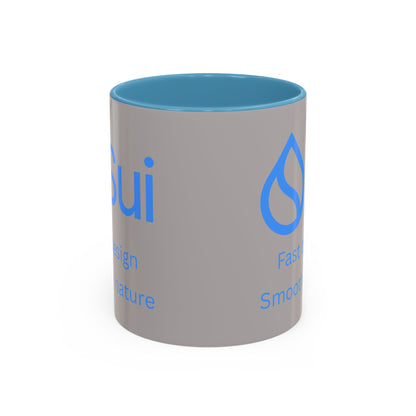 SUI Grey Accent Mug by cypherpunkgear.com