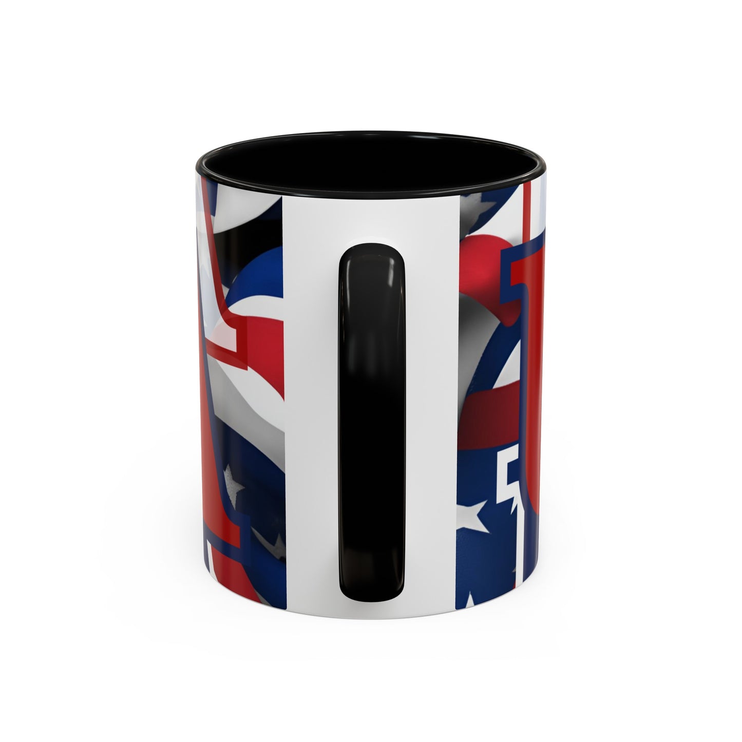 USA! USA! USA RDfont Patriot Accent Mug by cypherpunkgear