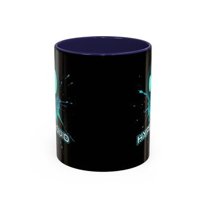 HYPE Drip Black Accent Mug by cypherpunkgear.com