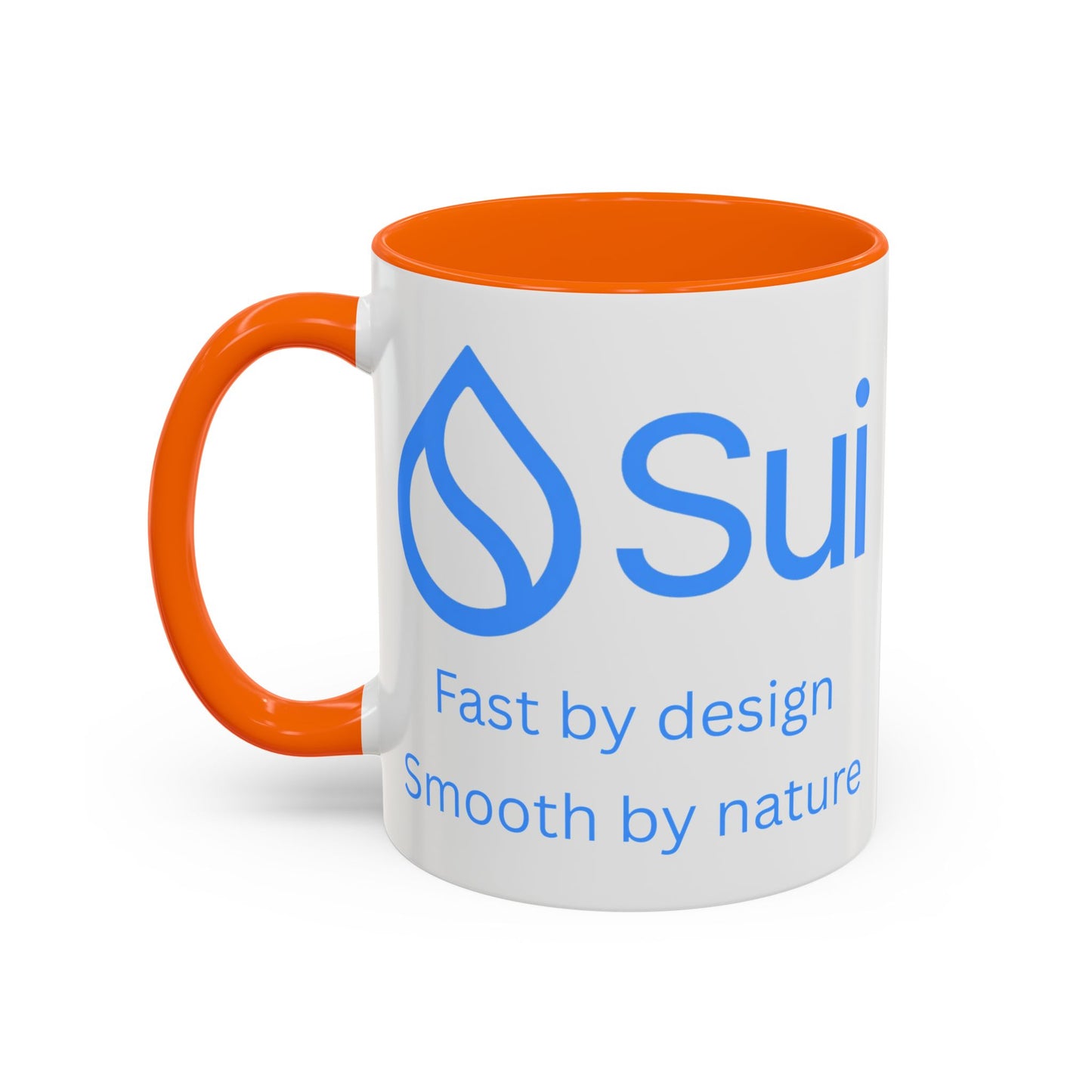 SUI White Accent Mug by cypherpunkgear.com