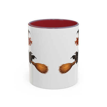 Hazel Hex White Accent Mug by CreepyCrafts.boo
