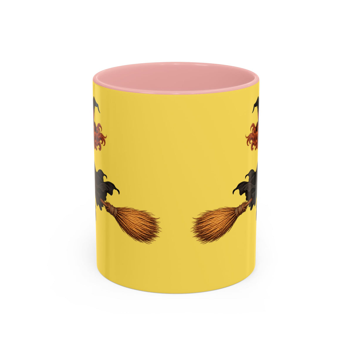 Hazel Hex Yellow Accent Mug by CreepyCrafts.boo