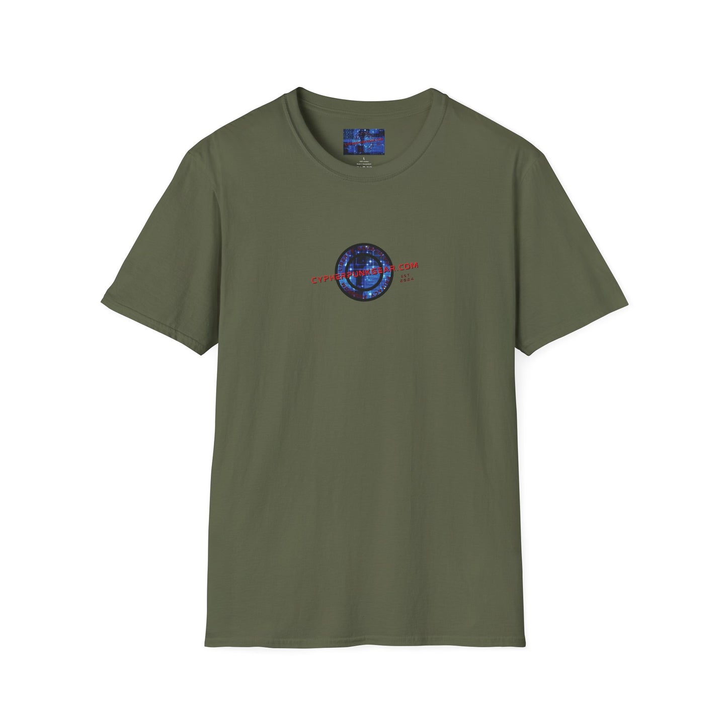 2-sided, cypherpunkgear.com logo Dark colors Unisex T-Shirt by cypherpunkgear.com