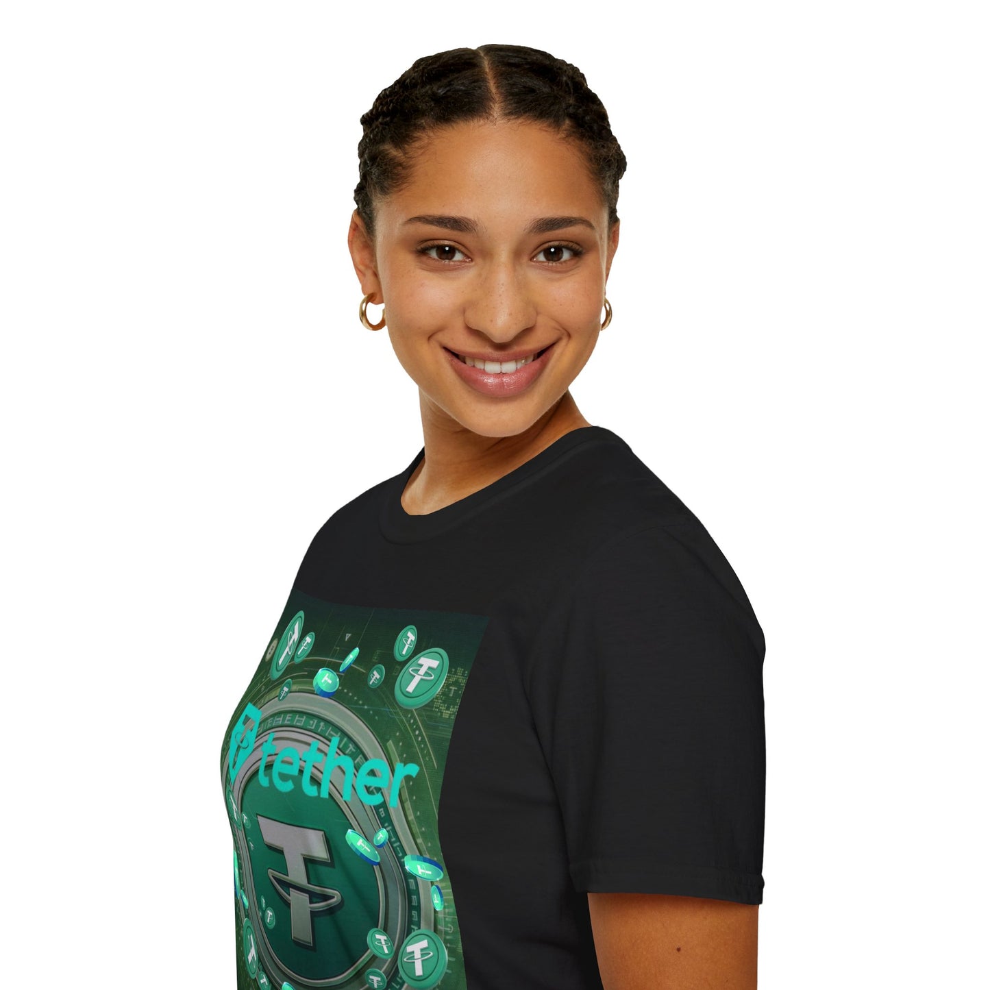 Tether DKcolors Unisex T-Shirt by cypherpunkgear.com