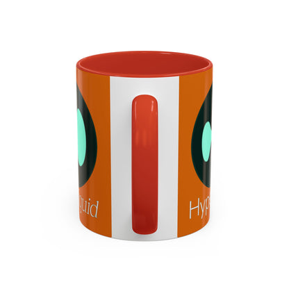 Hyperliquid White font Orange Accent Mug by cypherpunkgear.com