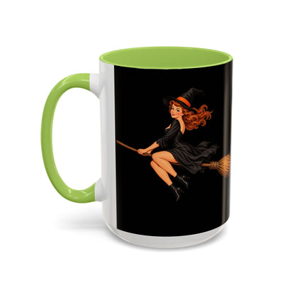 Hazel Hex Black Accent Mug by CreepyCrafts.boo