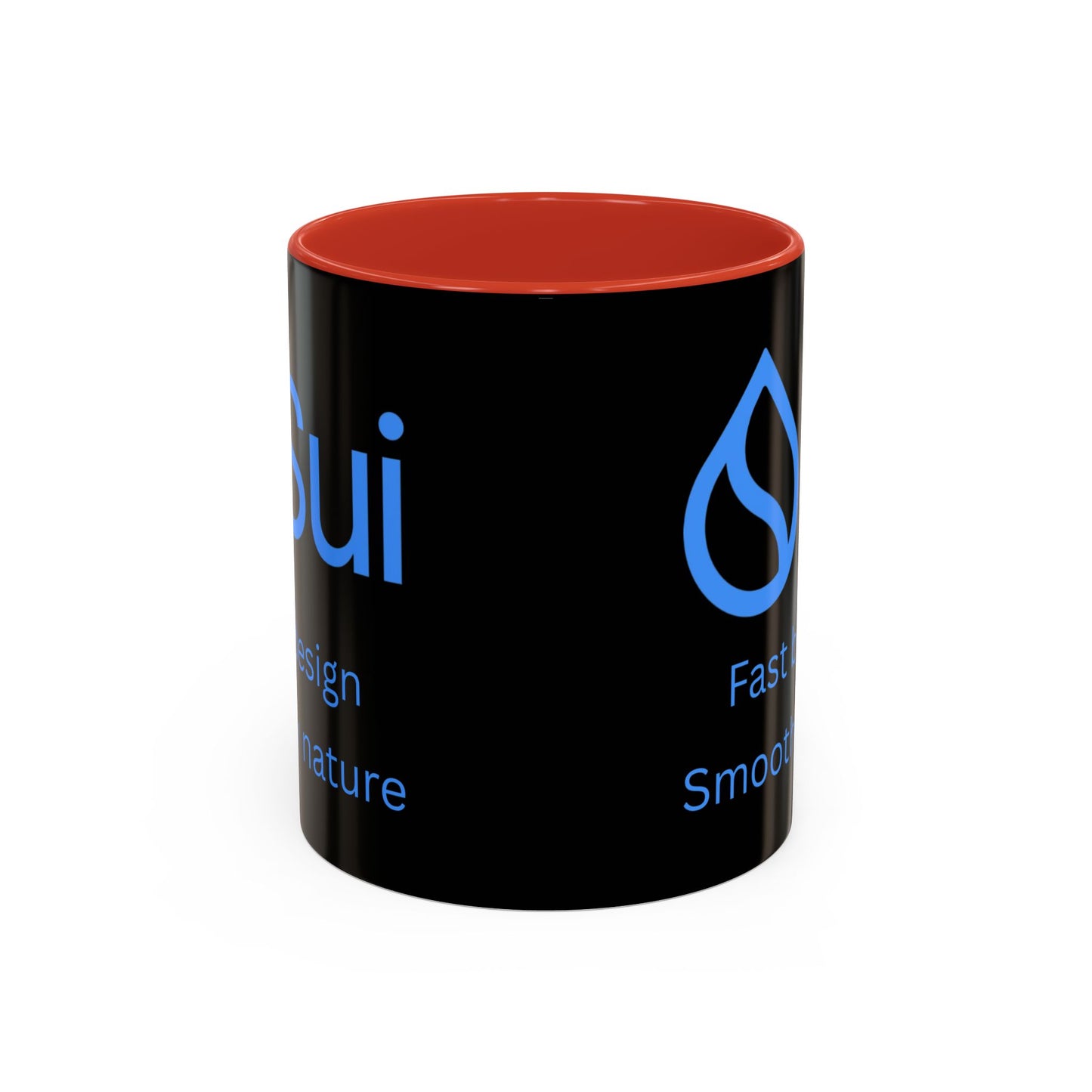SUI Black Accent Mug by cypherpunkgear.com