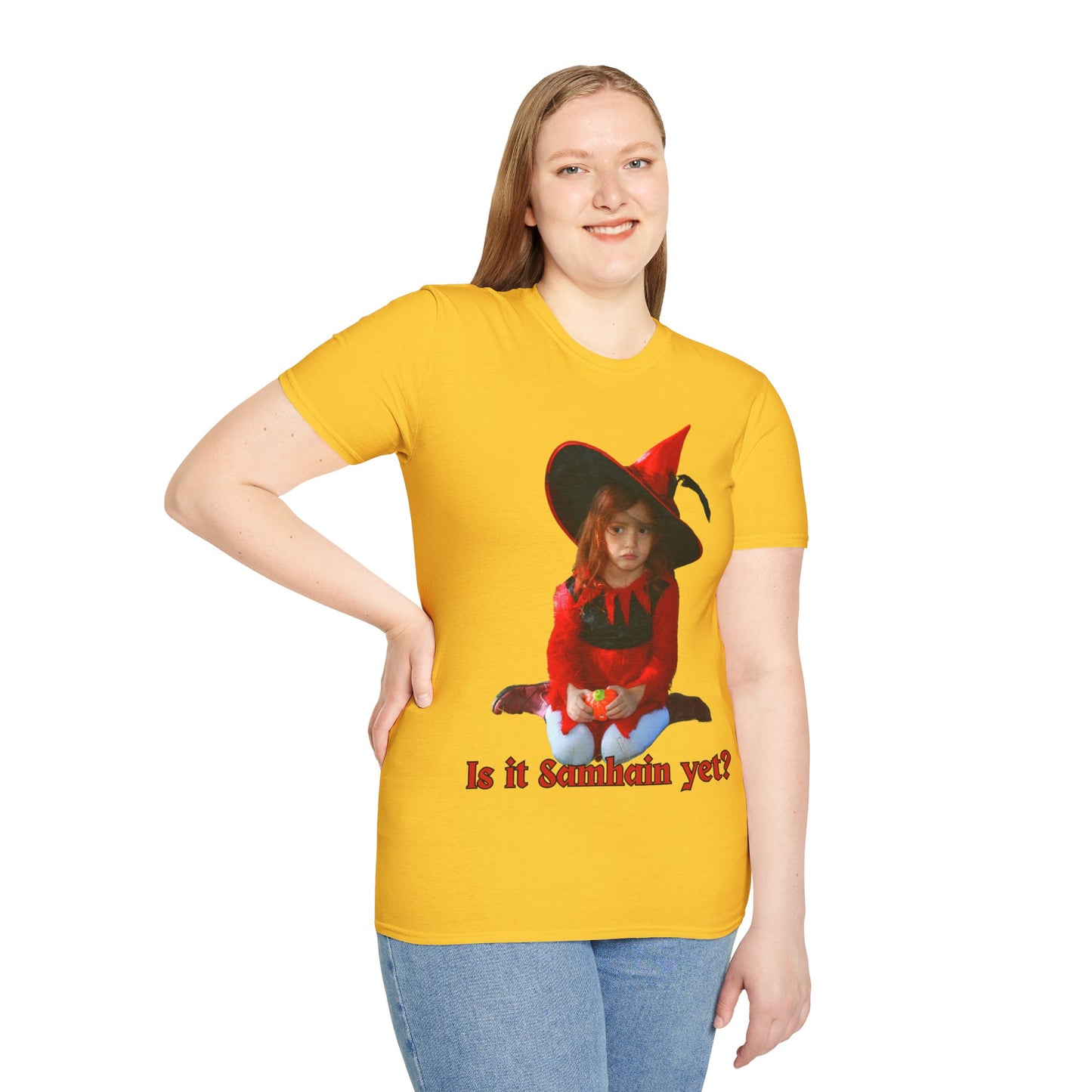 Is it Samhain yet? LTcolors Unisex T-Shirt by CreepyCrafts.boo