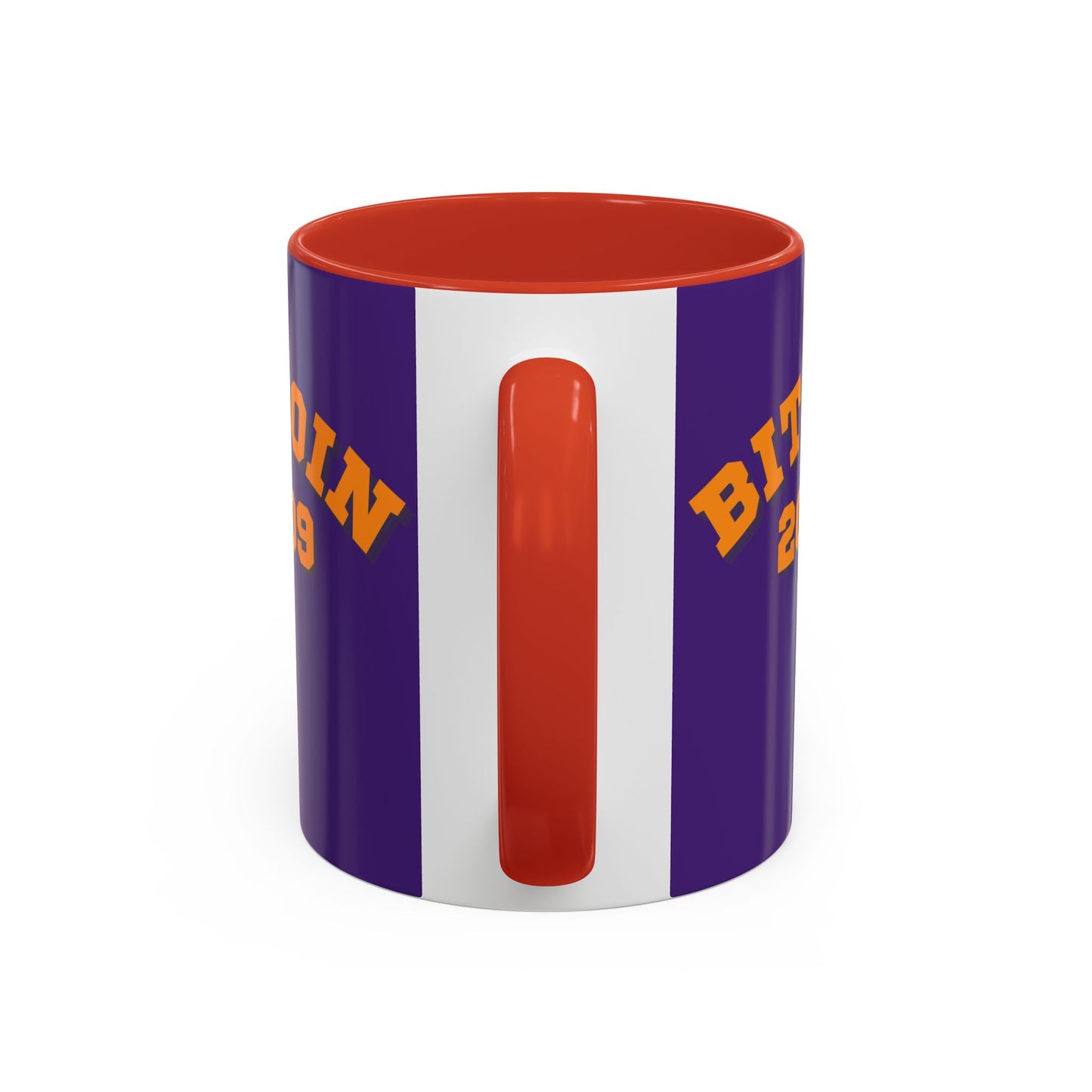 Bitcoin 2009 Dark Purple Accent Mug by cypherpunkgear.com