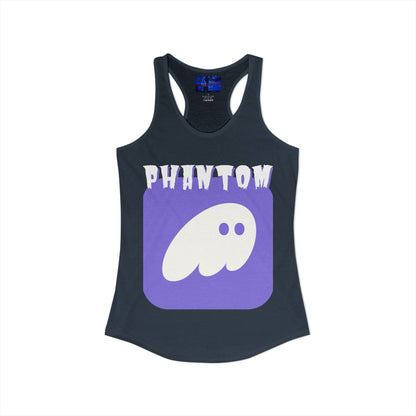Phantom Hot Wallet Women's Racerback Tank Top by cypherpunkgear.com
