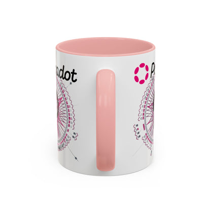 Polkadot (DOT) Accent Mug by cypherpunkgear.com