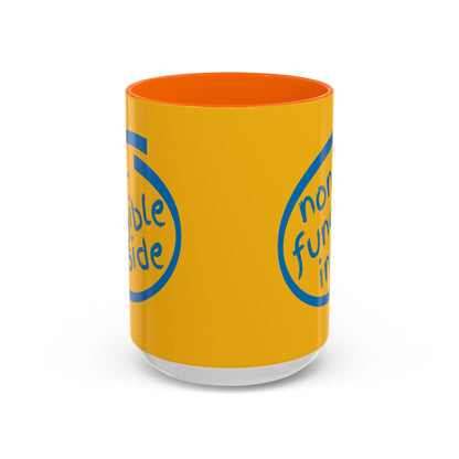 Non-Fungible Inside Yellow Accent Mug by cypherpunkgear.com