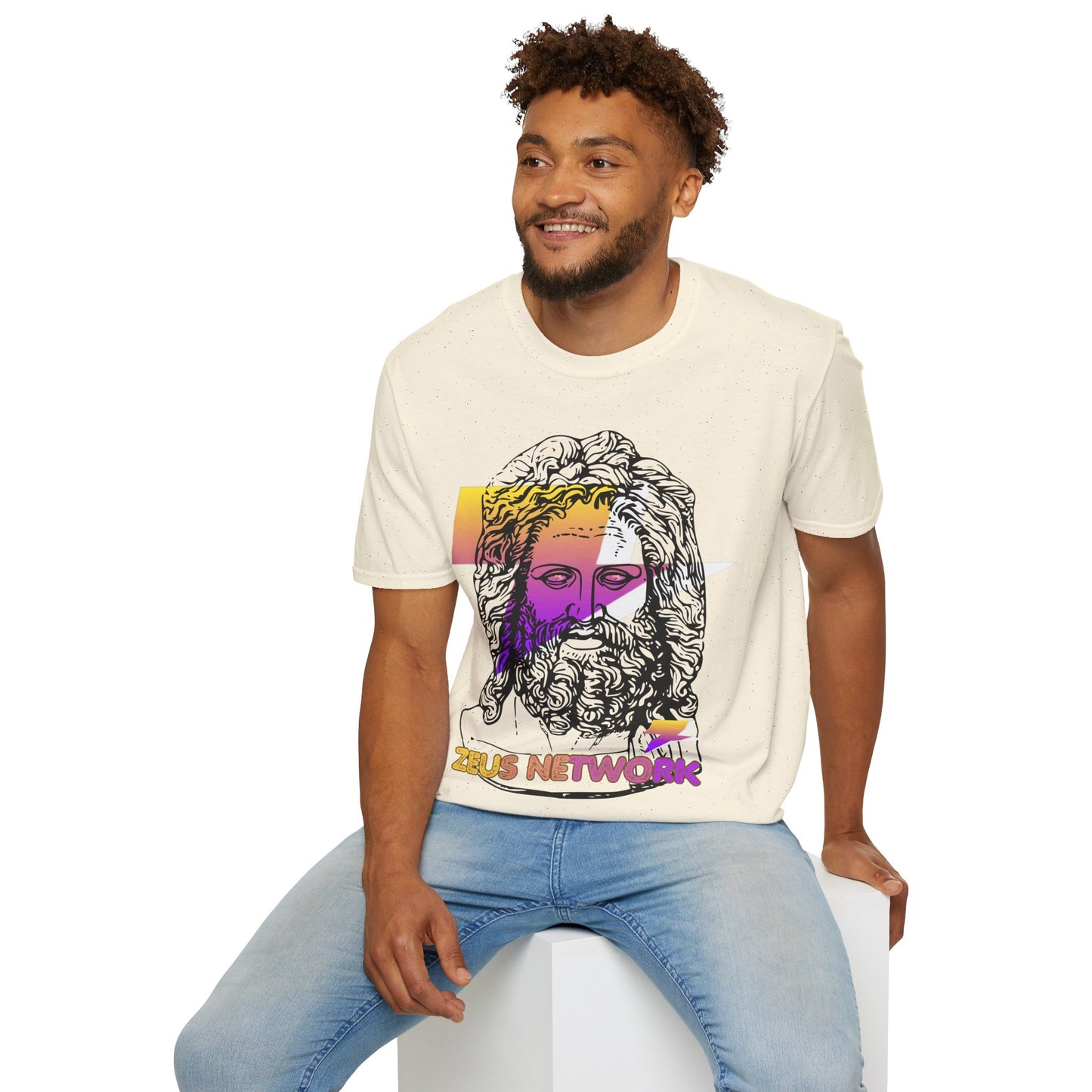 Zeus Network Light colors Unisex T-Shirt by cypherpunkgear.com