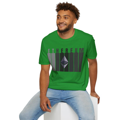 Ethereum (ETH) Dark colors Unisex T-Shirt by cypherpunkgear.com