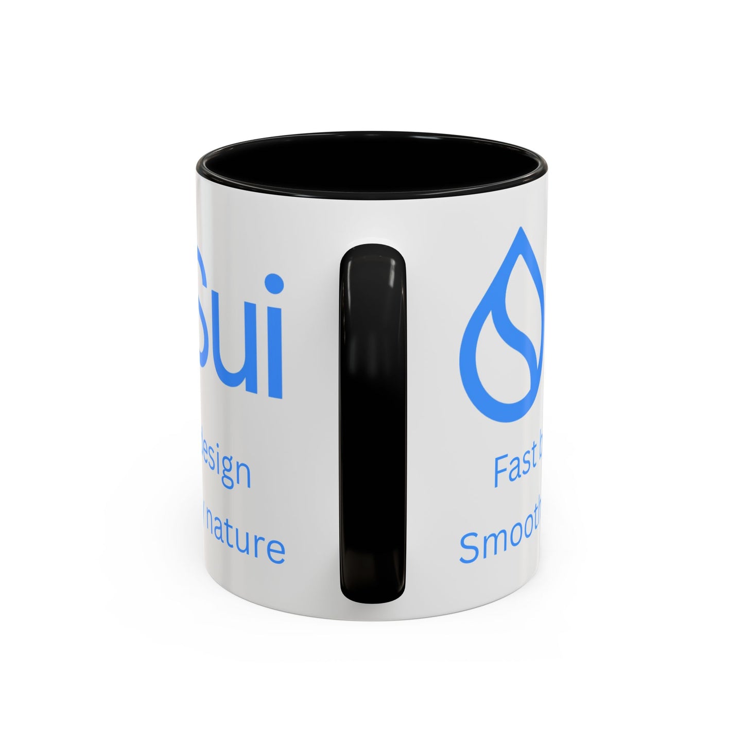 SUI White Accent Mug by cypherpunkgear.com