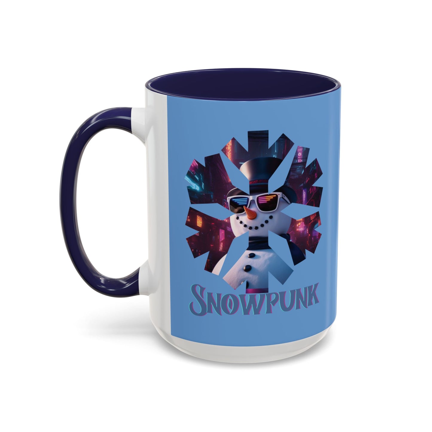 Snowpunk Accent Mug by cypherpunkgear